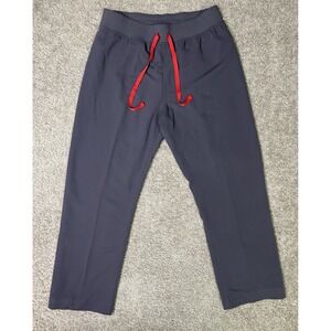 FIGS Livingston HW Scrub Pants Classic Straight Leg Fit Black Sz. XLT NWOT